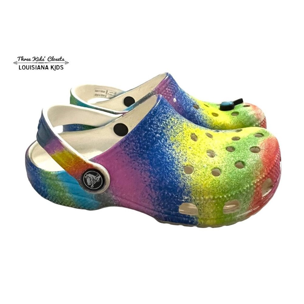 Crocs C12 Classic Spray Dye Tie Dye Clogs